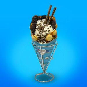 Bubble Waffle - Oreo com doce de leite